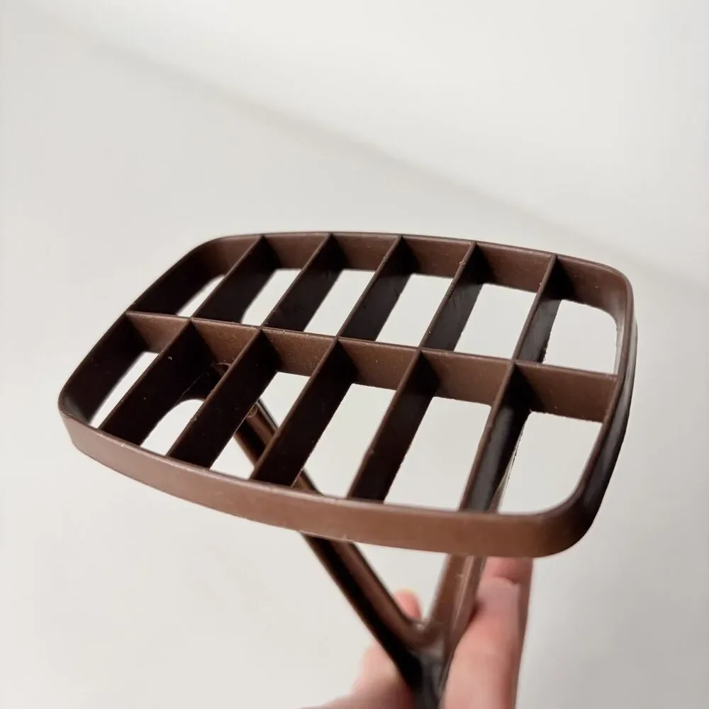 Vintage Foley Potato Masher Brown Plastic Nylon